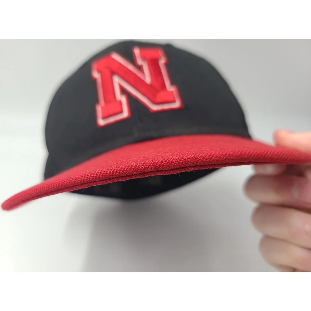 University of Nebraska Cornhuskers New Era 59Fifty Fitted 7 1/2 Hat Cap Men NCAA